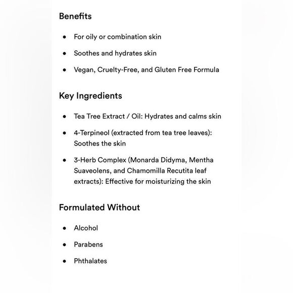 $3 🌙 I Dew Care Here’s The Tea Tree‎ Sheet Mask NEW - Picture 7 of 7